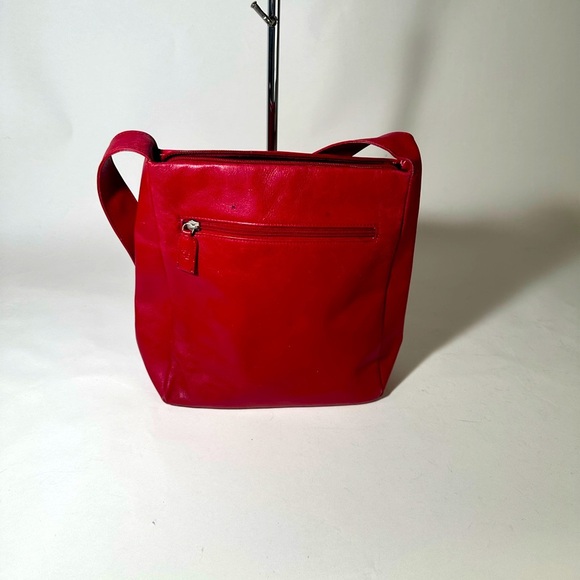The Sak Rich Red Canvas Shoulder Bag - Picture 2 of 5